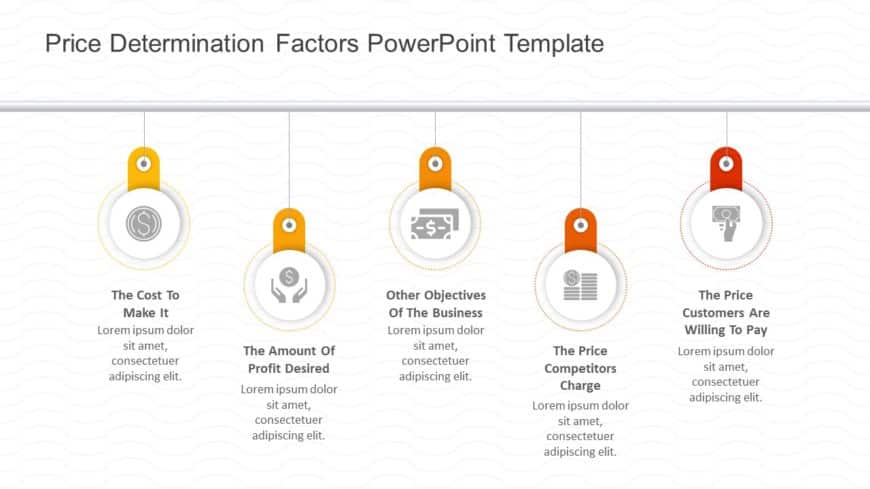 Price Determination Factors PowerPoint Template