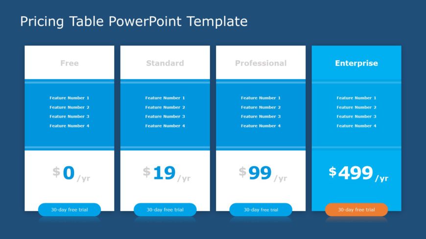 Pricing Table 03 PowerPoint Template