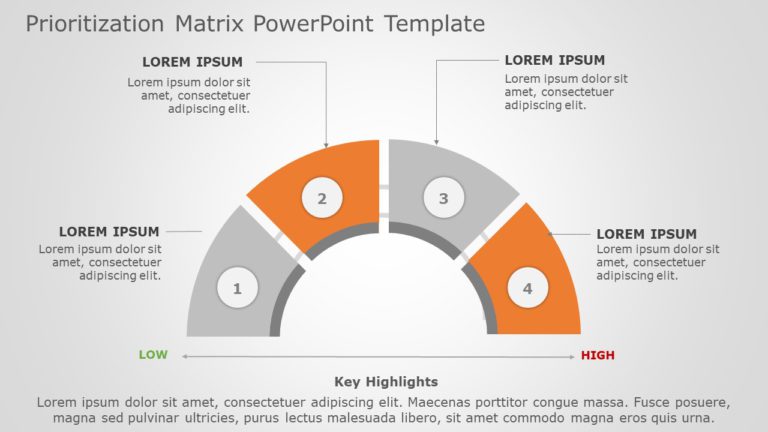 Prioritization Matrix 03 PowerPoint Template & Google Slides Theme