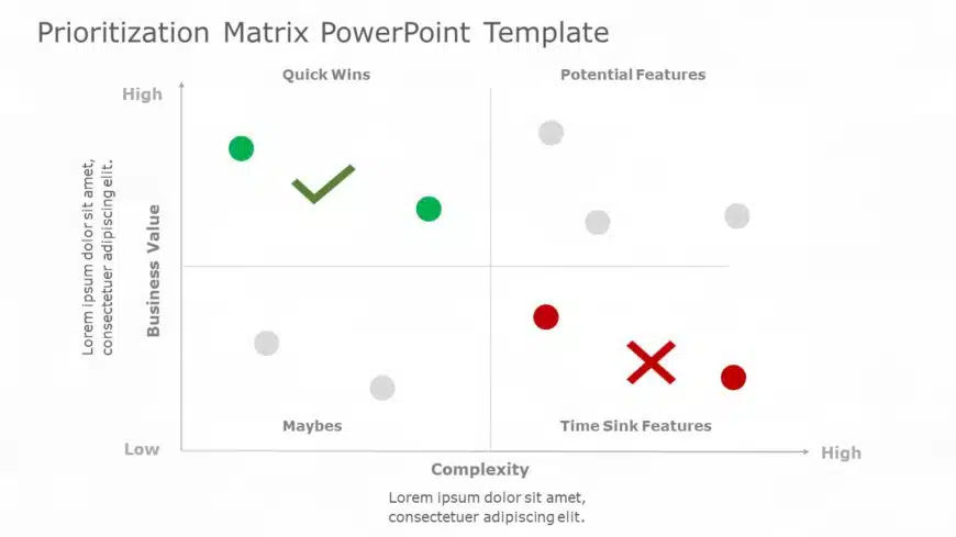 Prioritization Matrix 08 PowerPoint Template