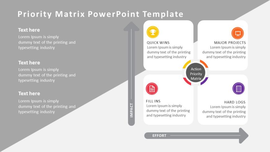 Priority Matrix 01 PowerPoint Template