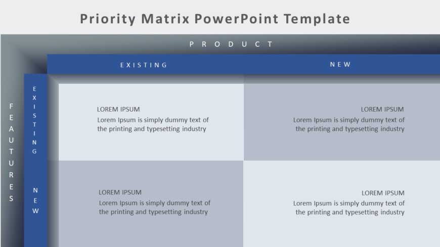 Priority Matrix 05 PowerPoint Template