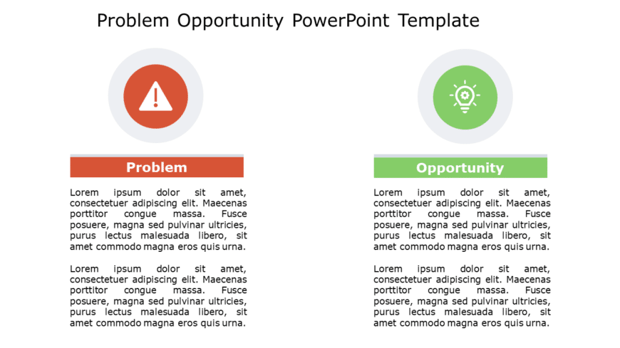 Problem Opportunity 142 PowerPoint Template