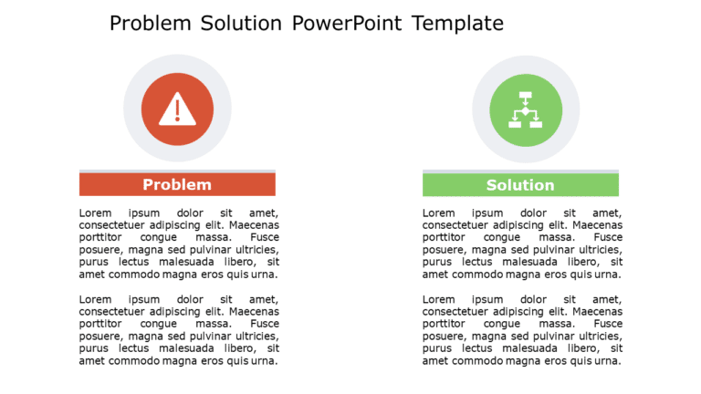 Problem Solution 143 PowerPoint Template & Google Slides Theme