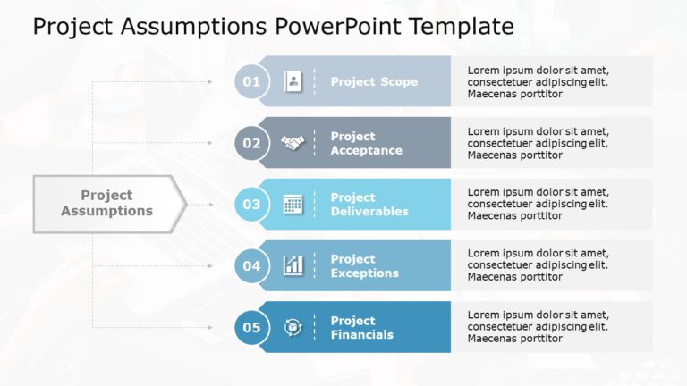 Project Assumptions 04 PowerPoint Template & Google Slides Theme