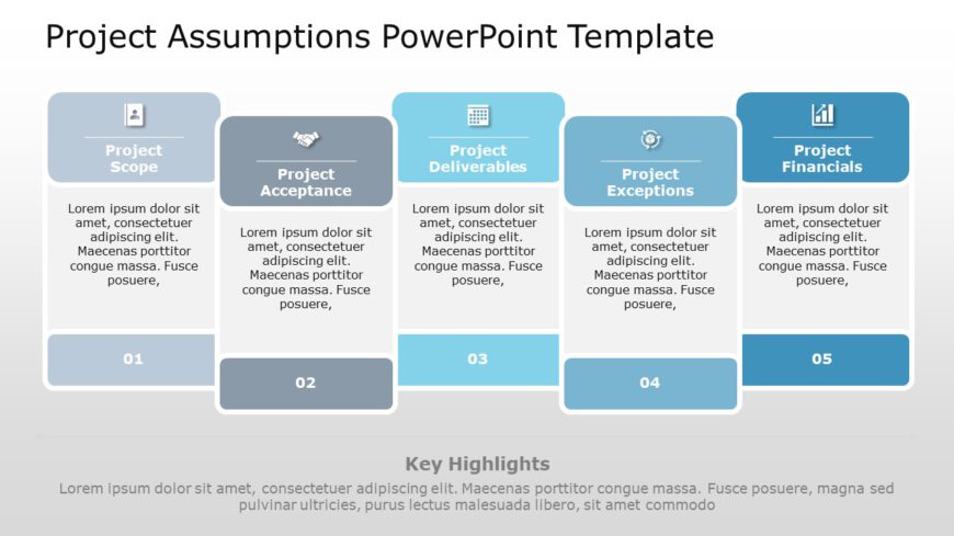 Project Assumptions 07 PowerPoint Template