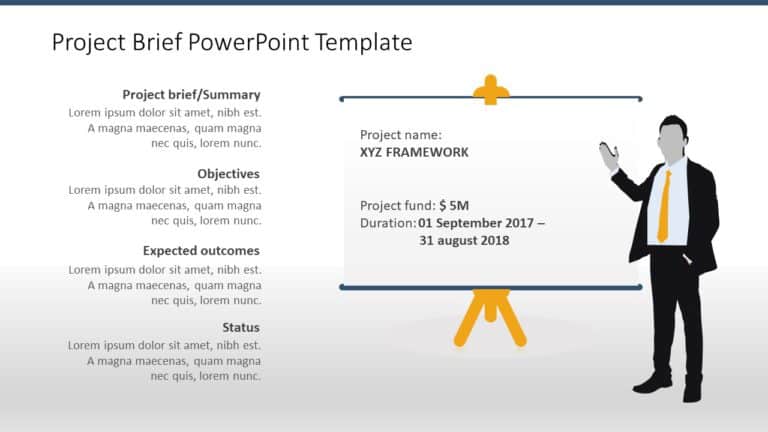 Project Brief 01 PowerPoint Template & Google Slides Theme