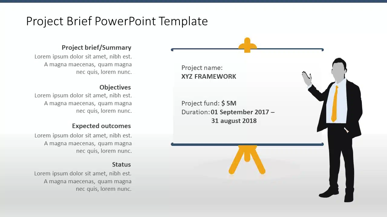 Project Brief 01 PowerPoint Template & Google Slides Theme