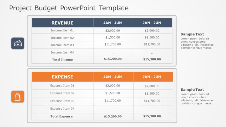 Project Budget 03 PowerPoint Template
