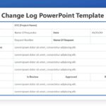 Project Change Log 01 PowerPoint Template & Google Slides Theme