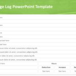 Project Change Log 04 PowerPoint Template & Google Slides Theme
