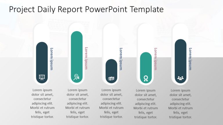 Project Daily Report PowerPoint Template & Google Slides Theme