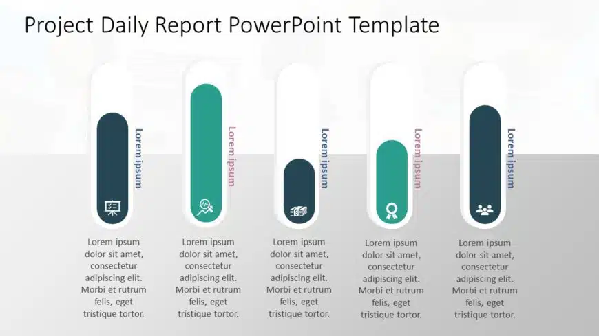 Project Daily Report PowerPoint Template