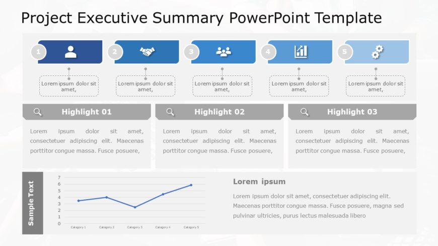 Project Executive Summary PowerPoint Template 03