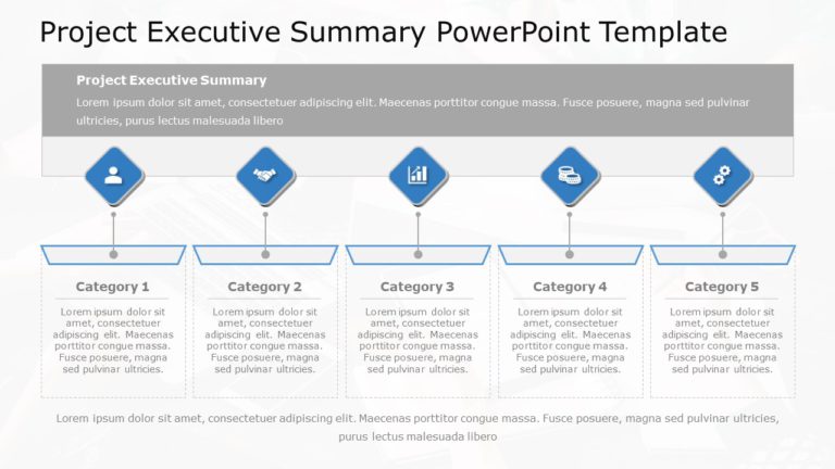 Project Executive Summary 05 PowerPoint Template & Google Slides Theme