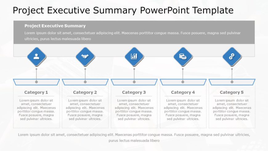 Project Executive Summary 05 PowerPoint Template