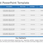 Project List 01 PowerPoint Template & Google Slides Theme