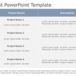 Project List 02 PowerPoint Template & Google Slides Theme