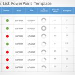 Project Task List 01 PowerPoint Template & Google Slides Theme