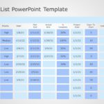 Project Task List 04 PowerPoint Template & Google Slides Theme