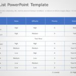 Project Task List 05 PowerPoint Template & Google Slides Theme