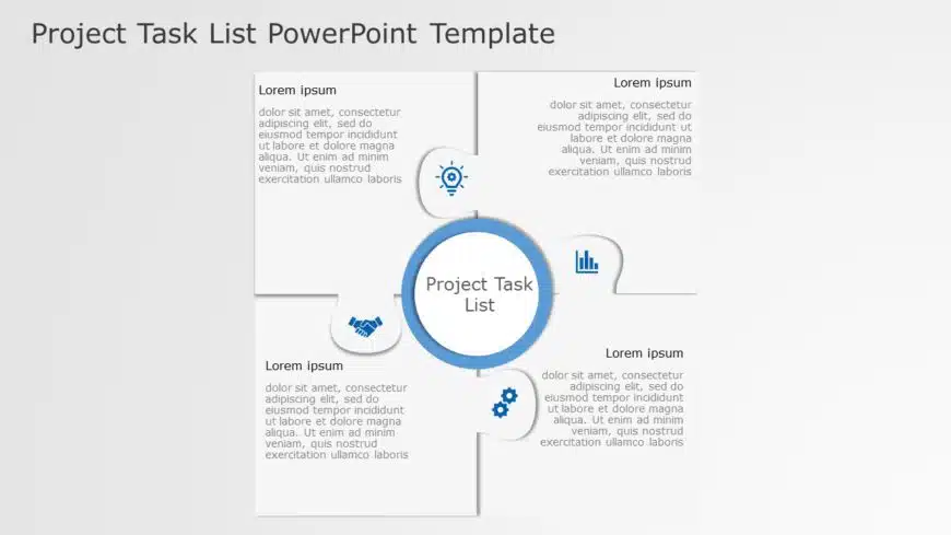 Project Task List 06 PowerPoint Template