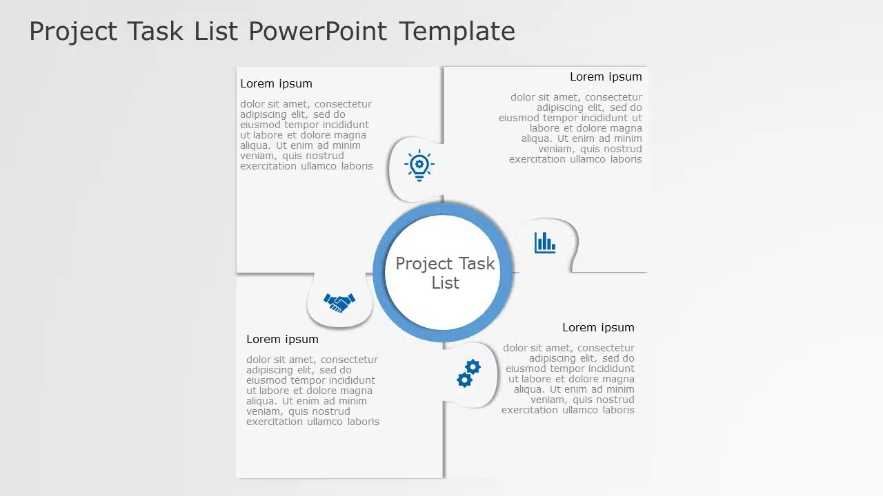 Project Task List 06 PowerPoint Template & Google Slides Theme