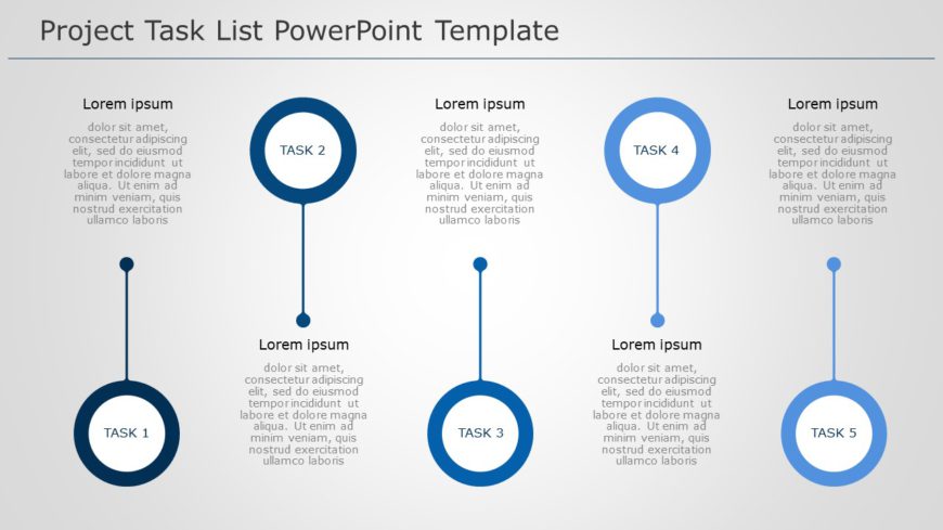 Project Task List 08 PowerPoint Template