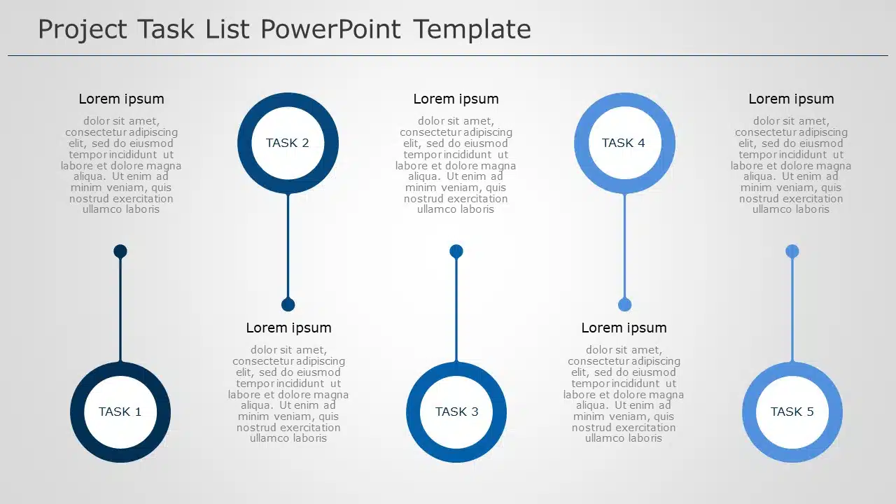 Project Task List 08 PowerPoint Template & Google Slides Theme