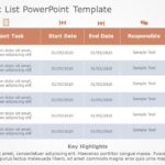 Project Task List 09 PowerPoint Template & Google Slides Theme