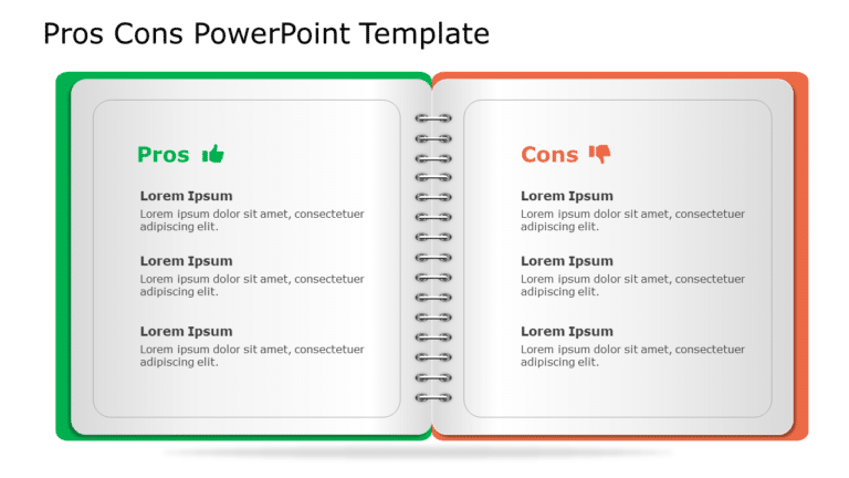 Pros Cons 61 PowerPoint Template & Google Slides Theme