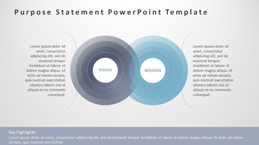 Purpose Statement 08 PowerPoint Template