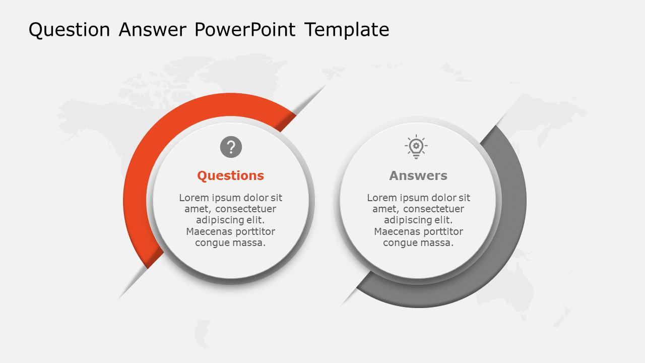 Question Answer 125 PowerPoint Template & Google Slides Theme