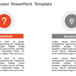 Question Answer 146 PowerPoint Template & Google Slides Theme