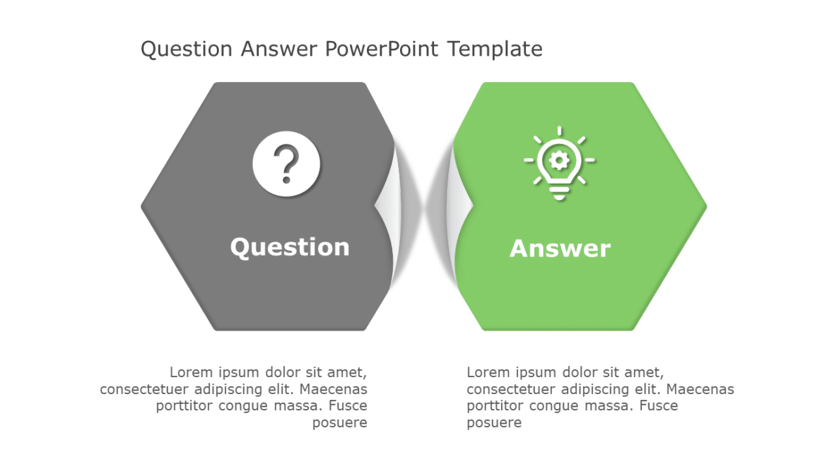 Question & Answer PowerPoint Template | SlideUpLift