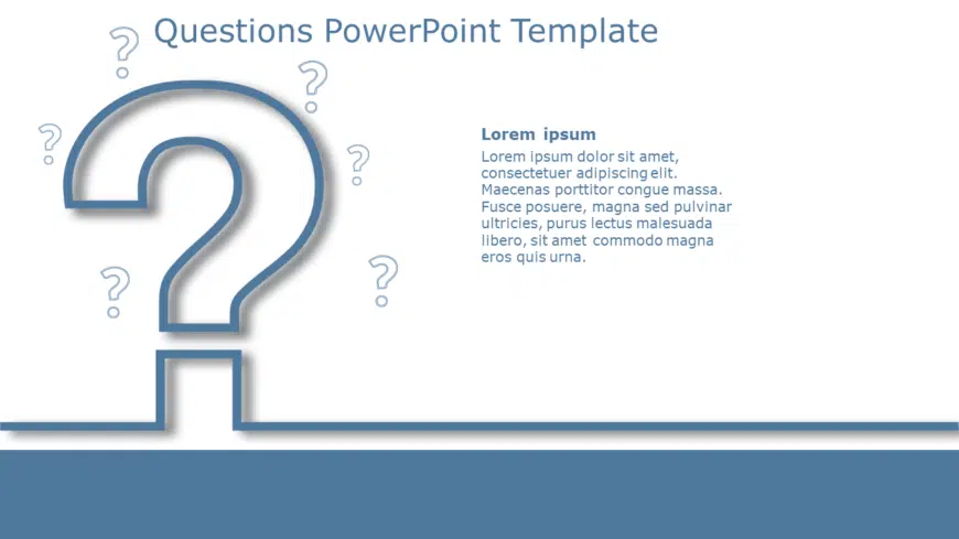 Questions 03 PowerPoint Template