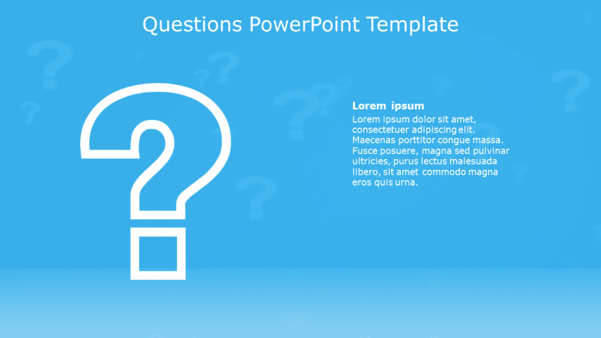 Questions 04 PowerPoint Template