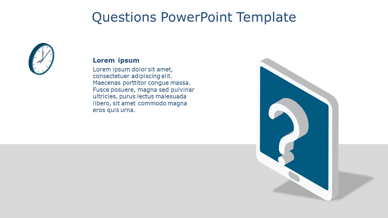 Questions 05 PowerPoint Template & Google Slides Theme