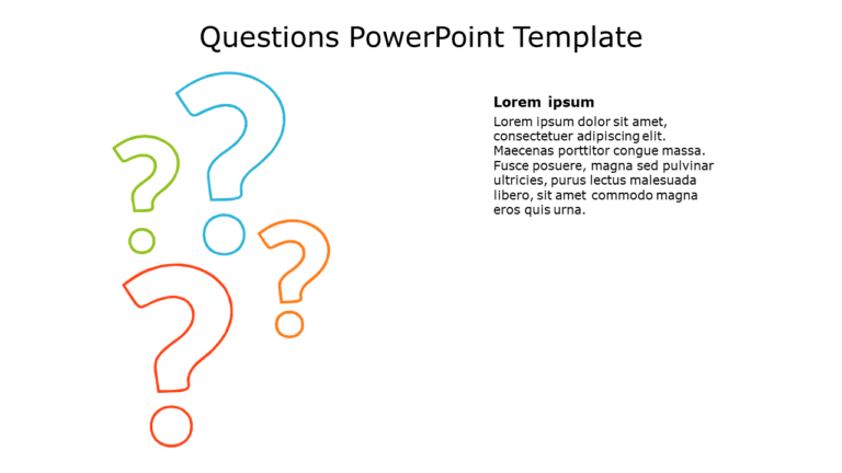 Questions 08 PowerPoint Template & Google Slides Theme