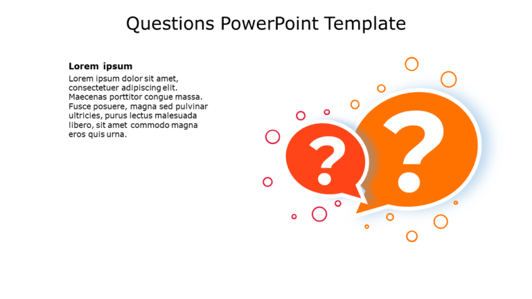 Questions 11 PowerPoint Template & Google Slides Theme