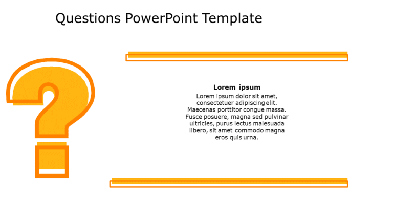 Questions 14 PowerPoint Template & Google Slides Theme