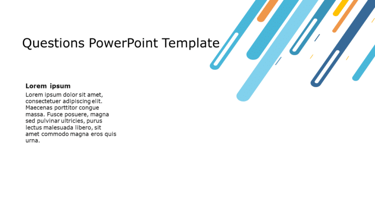 Questions 16 PowerPoint Template & Google Slides Theme