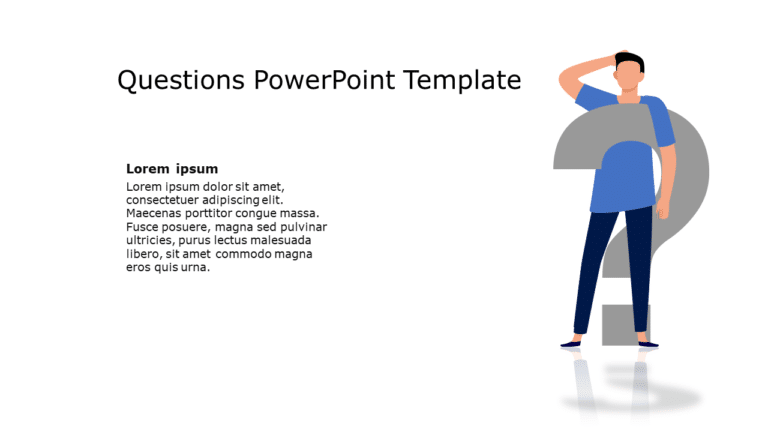 Questions 20 PowerPoint Template & Google Slides Theme