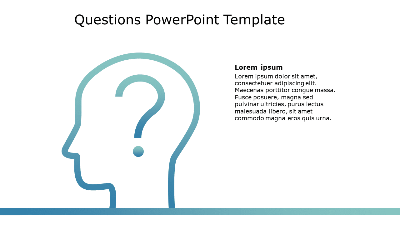 Questions 22 PowerPoint Template & Google Slides Theme