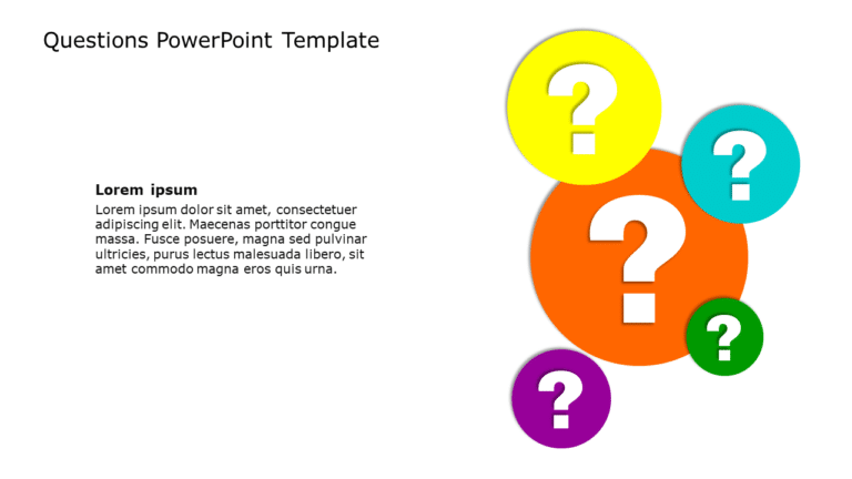 Questions 23 PowerPoint Template & Google Slides Theme