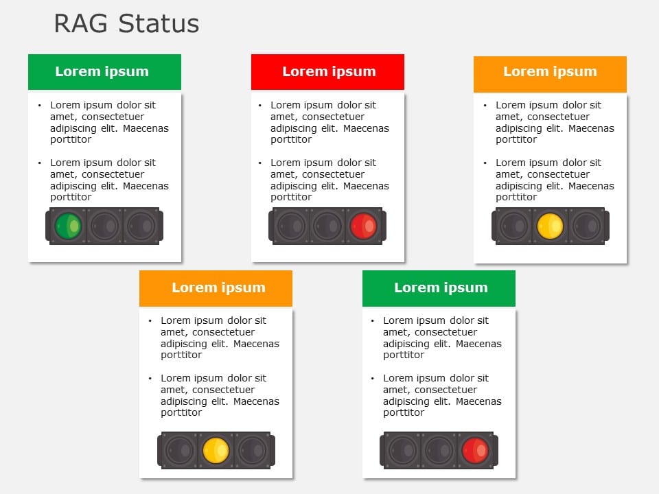 RAG Status 08 PowerPoint Template & Google Slides Theme