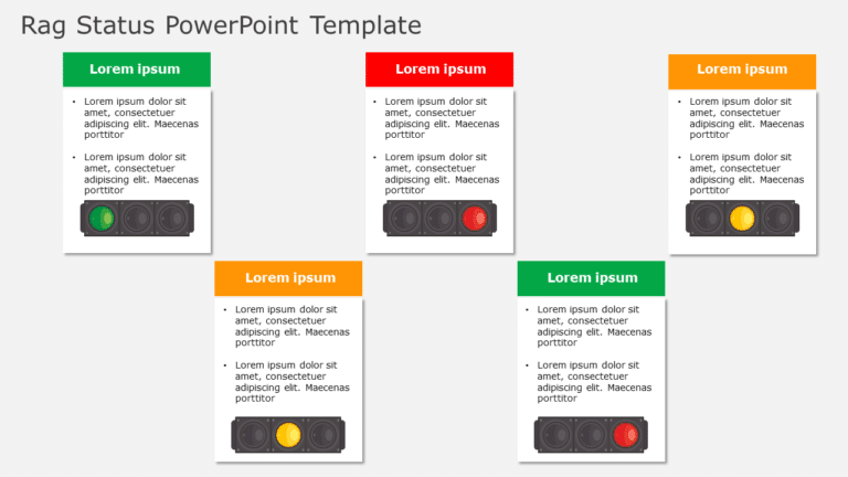 RAG Status 08 PowerPoint Template & Google Slides Theme