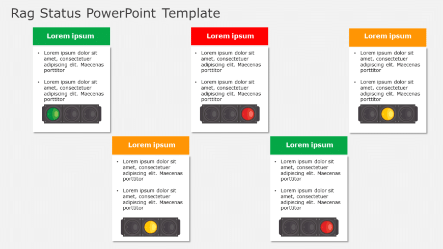 RAG Status 08 PowerPoint Template