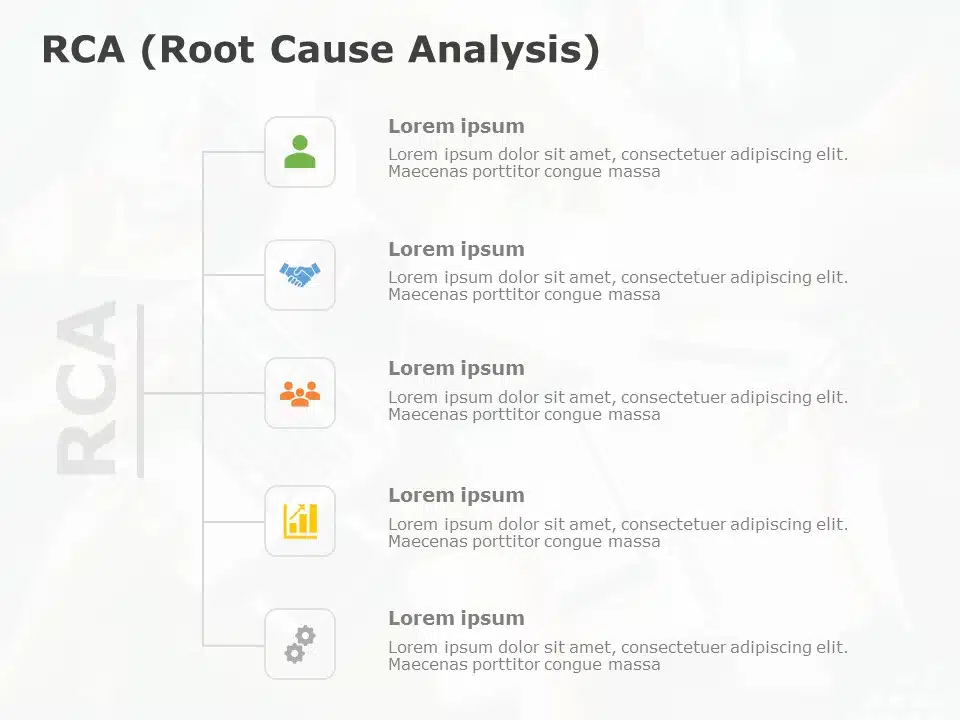 RCA Analysis PowerPoint Template & Google Slides Theme