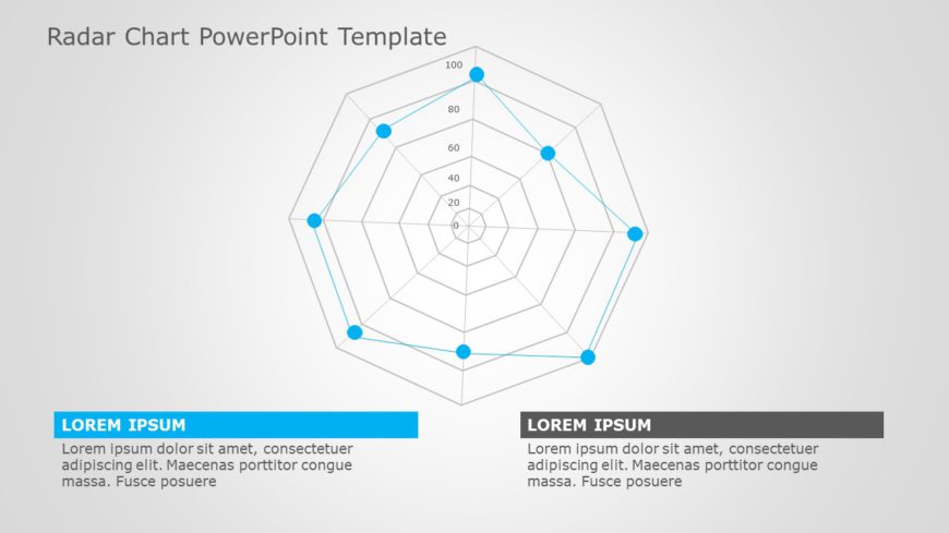 Radar Chart 01 PowerPoint Template